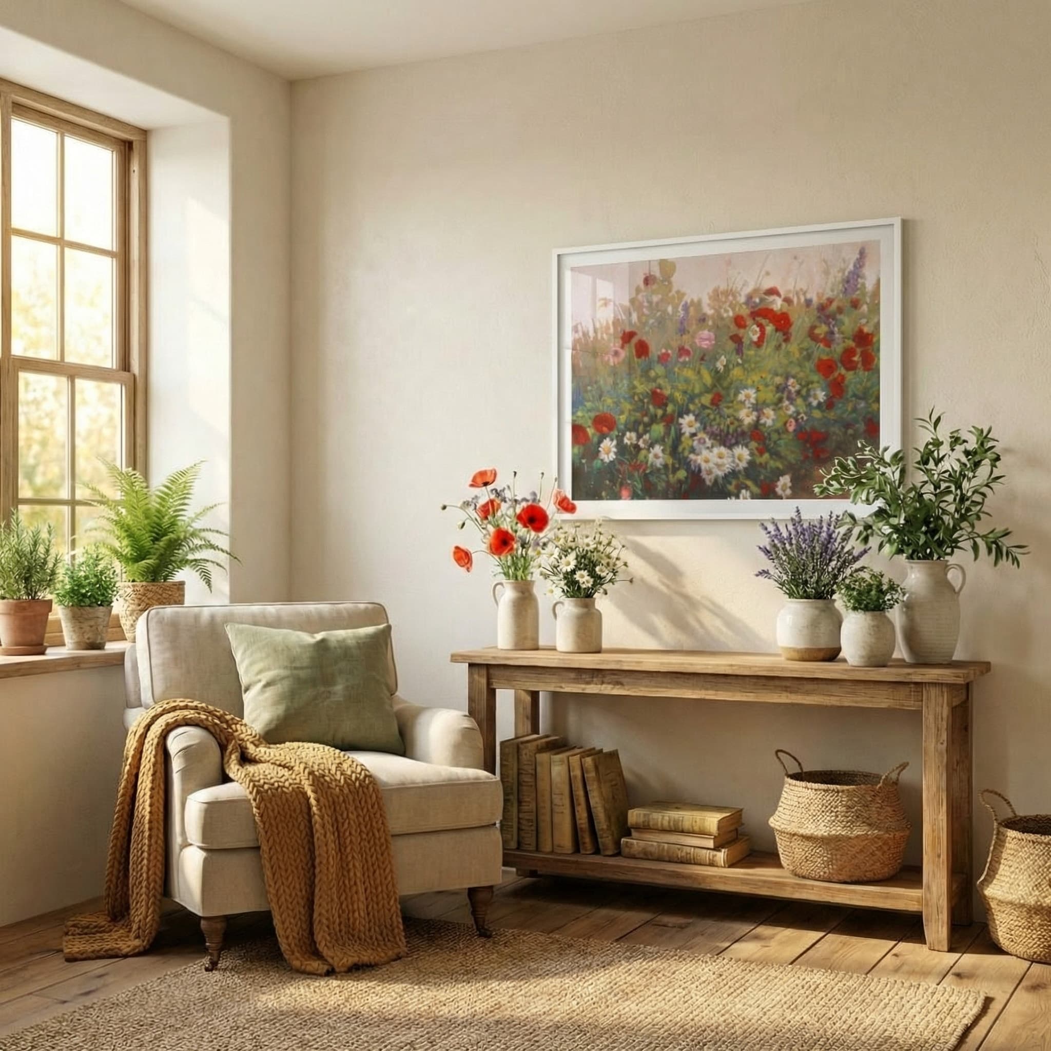 Minimal room interior